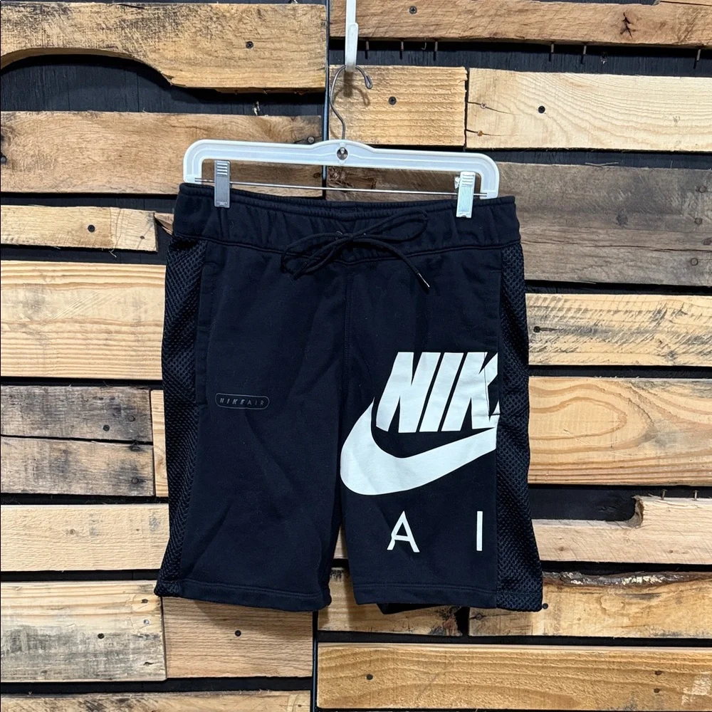 Nike‎ Men’s Sportswear Air French Terry Shorts 'Black White' DM5211-010 Small